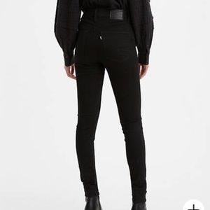 Levi’s Mile High Super Skinny Jeans - jet black